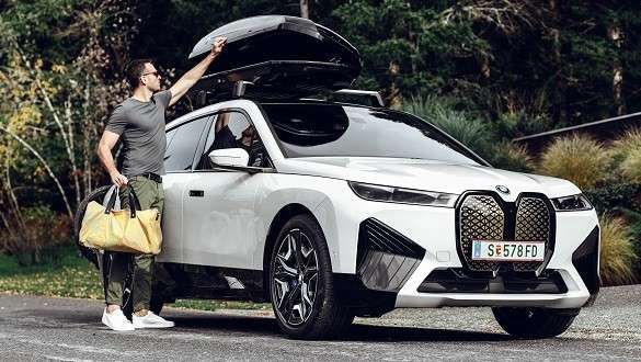 Μπαγκαζιέρα οροφής BMW, 420lt σε μαύρο/ασημί Titanium.
